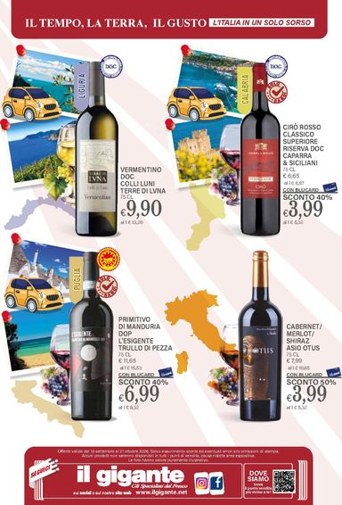 Volantino Il Gigante - Il Gigante - Festa del vino valido dal 10/09 al 21/10 - pagina 12