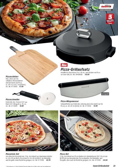 Prospekt toom - Toom - Grills & Zubehör gültig ab 01.03. bis 31.12. - seite 31