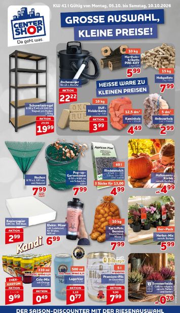 Prospekt Centershop - Centershop gültig ab 05.10. bis 10.10. - seite 1