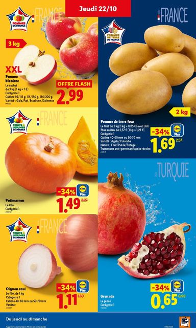 Catalogue Lidl - Lidl valable dès le 22/10 au 28/10 - page 3