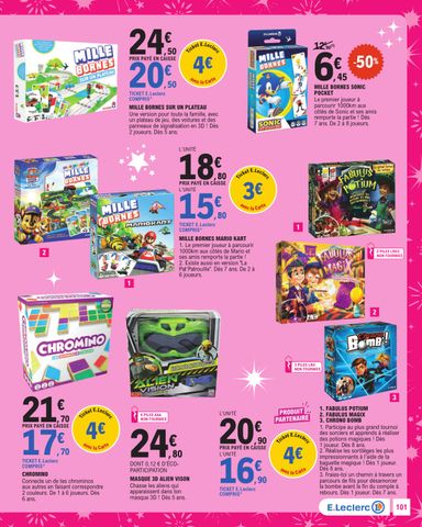 Catalogue E.Leclerc - E.Leclerc - Jouets de Noël valable dès le 20/10 au 05/12 - page 101