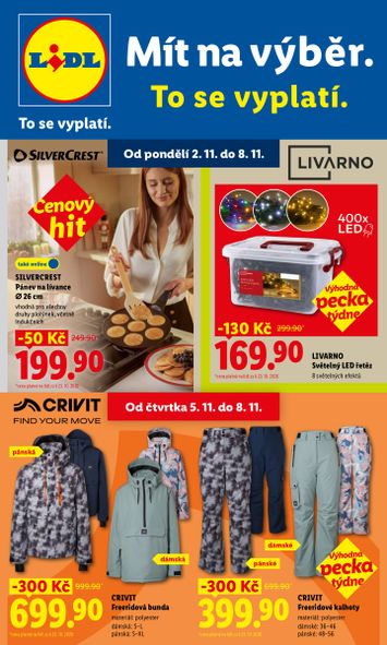 Leták Lidl - Lidl - Spotřební zboží od 02.11. do 08.11. - strana 1