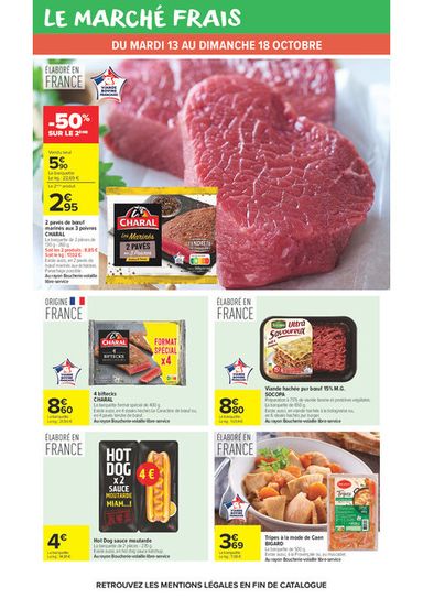 Catalogue Carrefour Market - Carrefour Market - Au Cœur du Goût valable dès le 13/10 au 25/10 - page 21