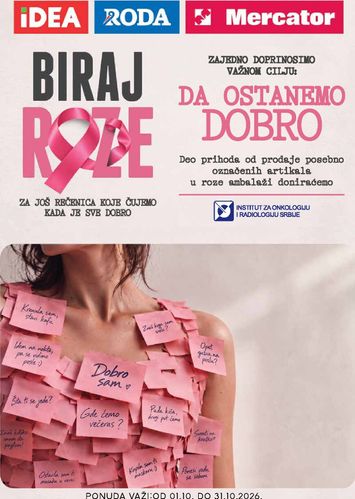 Katalog Idea - Idea - Biraj roze od 01.10 do 31.10 - strana 1