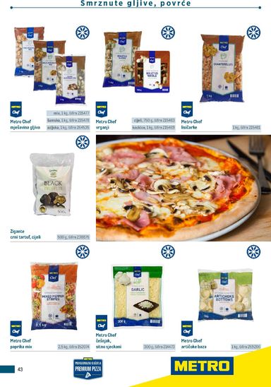 Katalog Metro - Metro - Poslovna rješenja - Pizzeria vrijedi od 06.07. do 31.12. - stranica 43