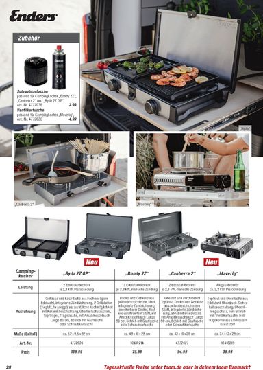 Prospekt toom - Toom - Grills & Zubehör gültig ab 01.03. bis 31.12. - seite 20