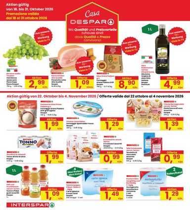 Volantino Interspar - INTERSPAR - Deutch valido dal 22/10 al 04/11 - pagina 4