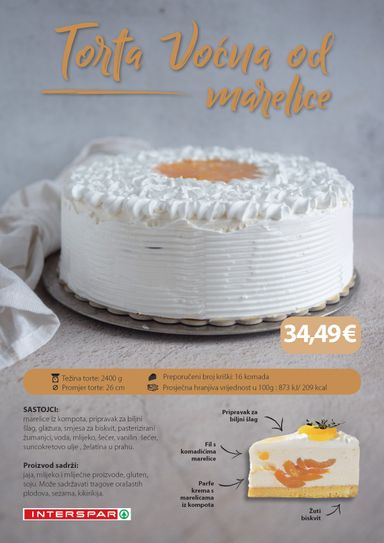 Katalog SPAR - SPAR - Torte vrijedi od 19.01. do 31.12. - stranica 12