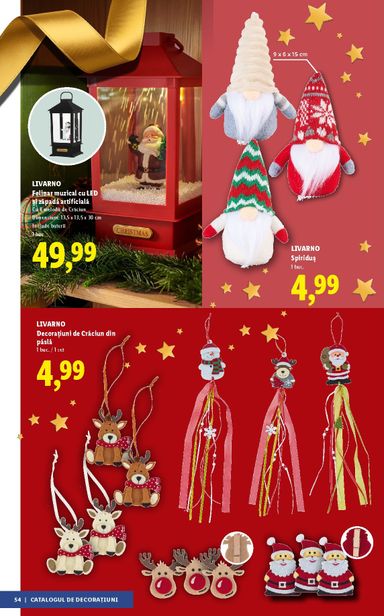 Catalogul Lidl - Lidl - Decorațiuni de la 05.11. până la 31.12. - pagina 54