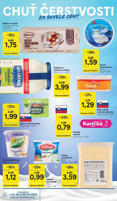 Leták Tesco - Tesco supermarket od 14.10. do 20.10. - strana 6