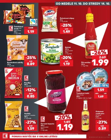 Leták Kaufland - Kaufland od 08.10. do 14.10. - strana 85