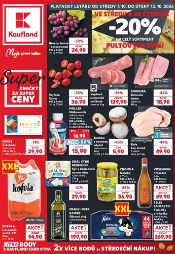 Leták Kaufland - Kaufland - Kolín od 07.10. do 13.10. - strana 1