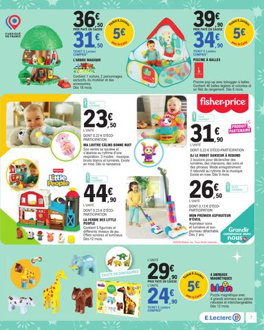 Catalogue E.Leclerc - E.Leclerc - Jouets de Noël valable dès le 20/10 au 05/12 - page 7