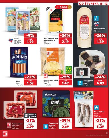 Leták Kaufland - Kaufland od 15.10. do 21.10. - strana 33