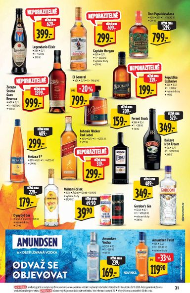 Leták Albert - Albert Hypermarket - Značková kvalita od 21.10. do 03.11. - strana 21