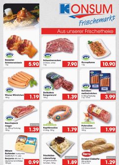 Konsum Hagenow-Prospekt von Montag 26.10.