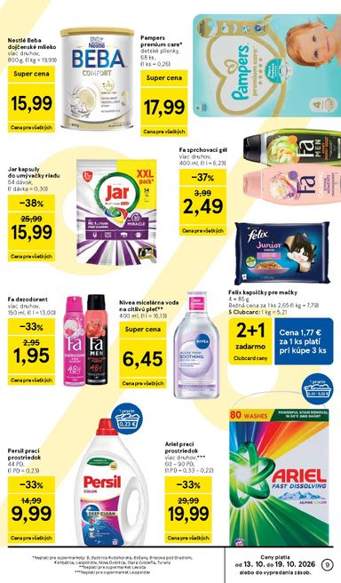 Leták Tesco - Tesco supermarket od 14.10. do 20.10. - strana 9