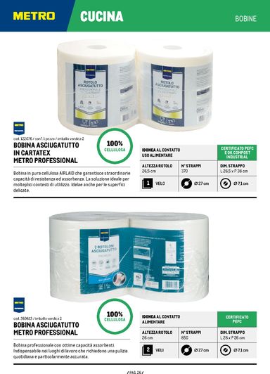 Volantino METRO - Metro - Catalogo Detergenza valido dal 04/06 al 04/06 - pagina 26