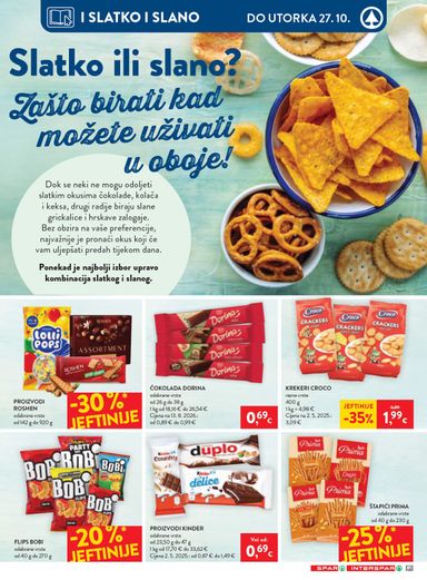 Katalog SPAR - SPAR vrijedi od 21.10. do 27.10. - stranica 27