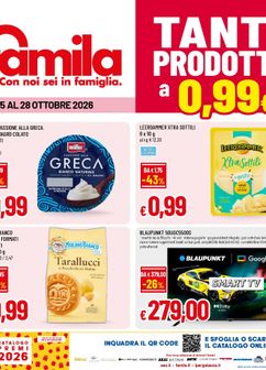 Volantini Famila da giovedì 15/10