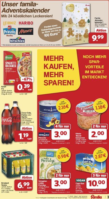 Prospekt Famila Nordwest - Famila Nordwest gültig ab 26.10. bis 30.10. - seite 3