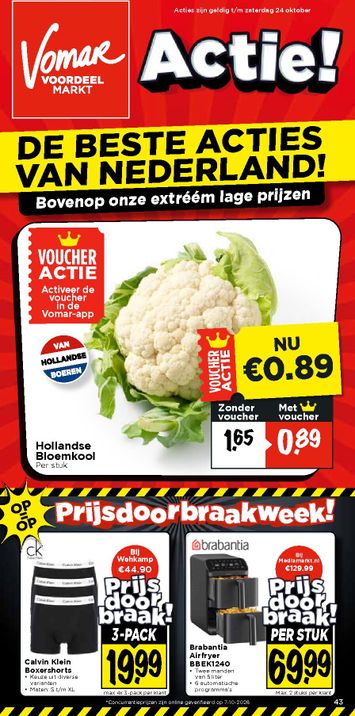 Folder Vomar - Vomar van 18-10 tot 24-10 - side 1