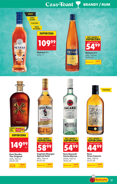 Leták Biedronka Poľsko - Biedronka Poľsko - Alkohol od 19.10. do 31.10. - strana 35