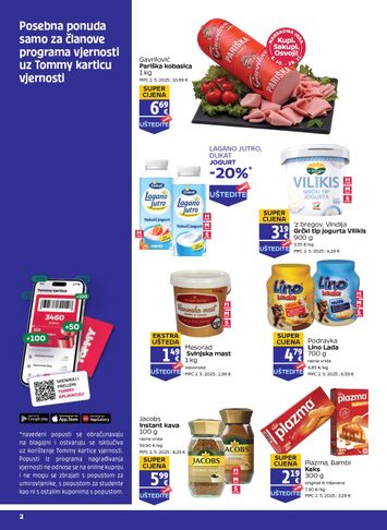 Katalog Tommy - Tommy - Pogodnosti za Tommy vjerne članove vrijedi od 22.10. do 28.10. - stranica 1