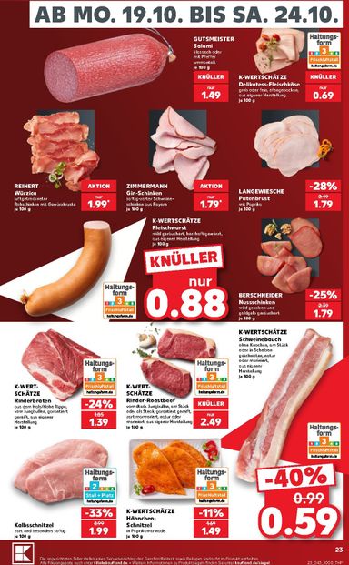 Prospekt Kaufland - Kaufland gültig ab 19.10. bis 24.10. - seite 23