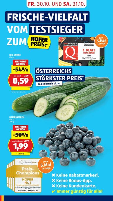 Leták Hofer Rakúsko - Hofer Rakúsko od 30.10. do 07.11. - strana 10