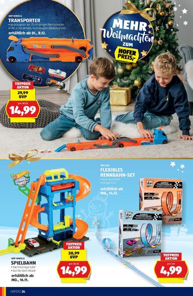 Leták Hofer Rakúsko - Hofer Rakúsko - Unser Weihnachtskatalog od 30.10. do 31.12. - strana 24
