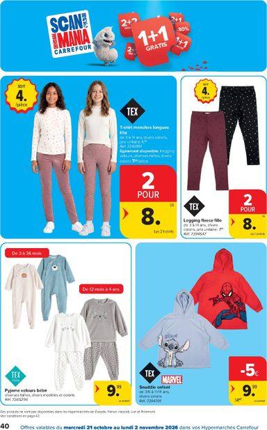 Folder Carrefour - Carrefour Hypermarchés van 21/10 tot 02/11 - side 40