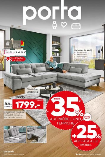 Prospekt porta - Porta gültig ab 04.10. bis 18.10. - seite 1