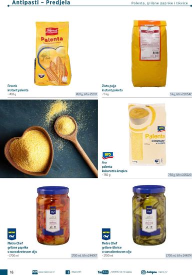 Katalog Metro - Metro - Poslovna rješenja - Trattoria vrijedi od 04.03. do 31.12. - stranica 16