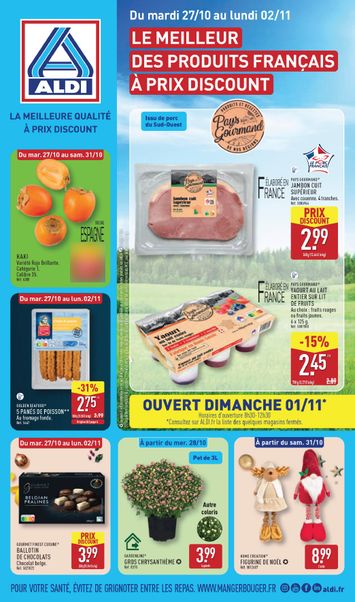 Catalogue ALDI - ALDI valable dès le 27/10 au 02/11 - page 1