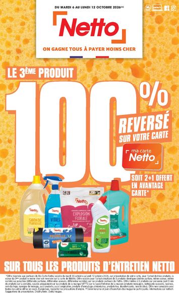 Catalogue Netto - Netto valable dès le 06/10 au 12/10 - page 1