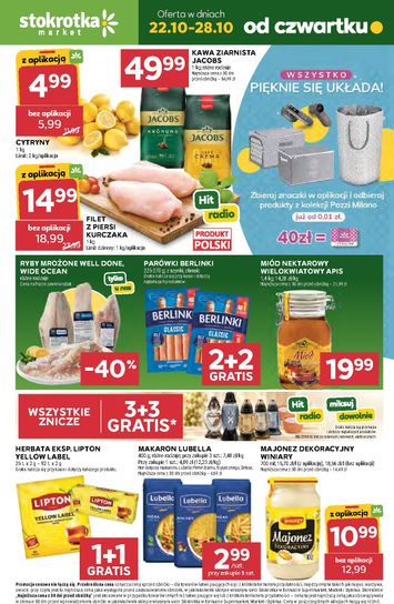 Gazetka Stokrotka - Stokrotka - Market od 22.10. do 28.10. - strona 1