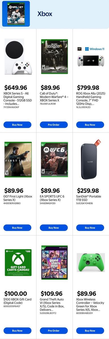 Flyer Walmart - Walmart - Gaming Guide valid since 10-15 until 10-28 - page 3