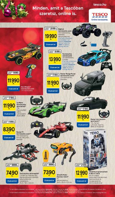 Akciós újság Tesco - Tesco - Karácsonyi játékkatalógus érvényes 10.28.-tól 11.17.-ig - 8 oldal