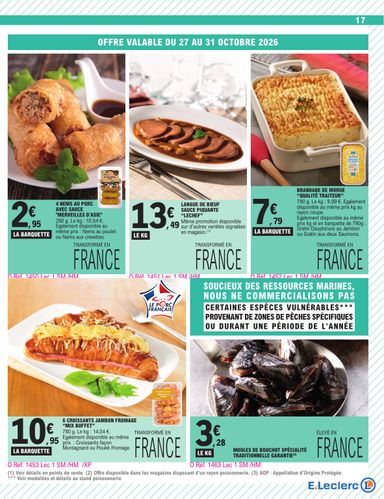 Catalogue E.Leclerc - E.Leclerc valable dès le 27/10 au 07/11 - page 17