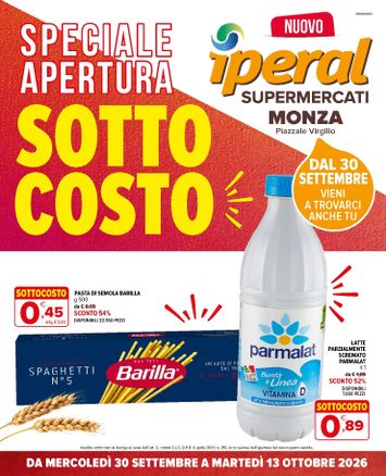 Volantino Iperal - Iperal - Supermercati Monza valido dal 30/09 al 13/10 - pagina 1