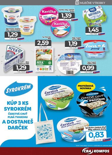Leták CBA - CBA - Komfos od 23.10. do 03.11. - strana 5