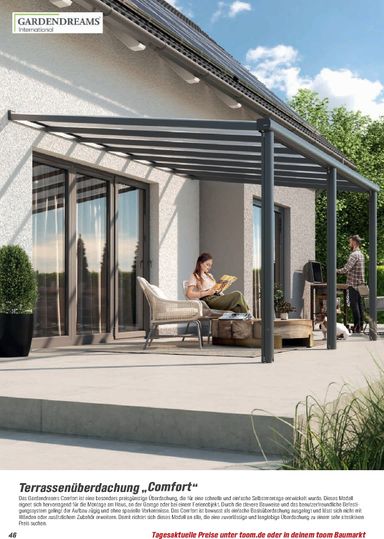 Prospekt toom - Toom - Gartenhäuser & Carports gültig ab 01.03. bis 31.12. - seite 46