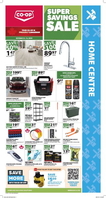 Flyer Co-op - Coop - Home Centre valid since 10-15 until 10-21 - page 1