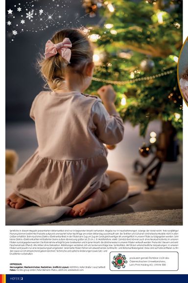 Leták Hofer Rakúsko - Hofer Rakúsko - Unser Weihnachtskatalog od 30.10. do 31.12. - strana 2