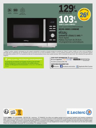 Catalogue E.Leclerc - E.Leclerc - La maison bien équipée valable dès le 13/10 au 24/10 - page 12