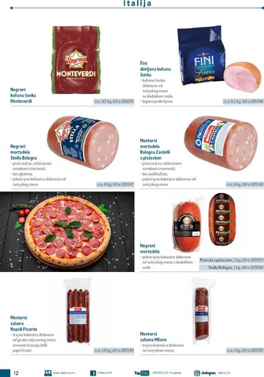 Katalog Metro - Metro - Poslovna rješenja - Pizzeria vrijedi od 06.07. do 31.12. - stranica 12