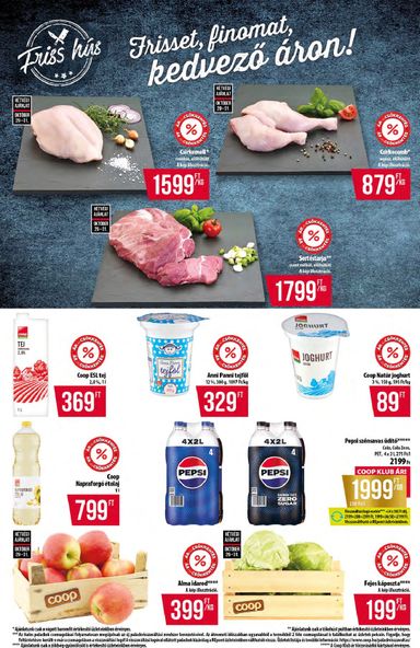 Akciós újság Coop - Coop - Tisza érvényes 10.29.-tól 11.04.-ig - 3 oldal