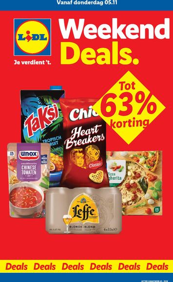 Folder Lidl - Lidl - Weekend van 05-11 tot 08-11 - side 1