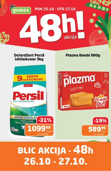 Katalog Gomex - Gomex - 48h akcija od 26.10 do 27.10 - strana 1